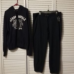AEROPOSTALE sweat suit XXL navy